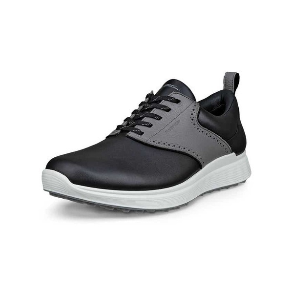 ECCO Golf S-Casual Lace Men メンズ レザーウォータープルーフゴルフ