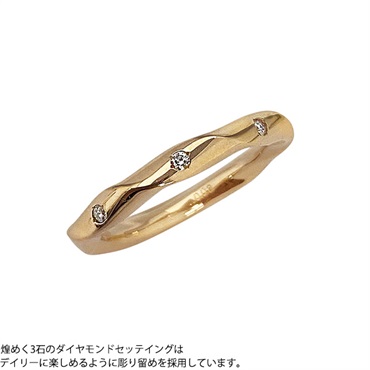 K18PGダイヤモンドリング FB026