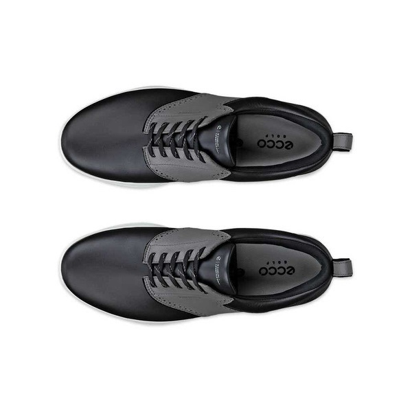 ECCO Golf S-Casual Lace Men メンズ レザーウォータープルーフゴルフ